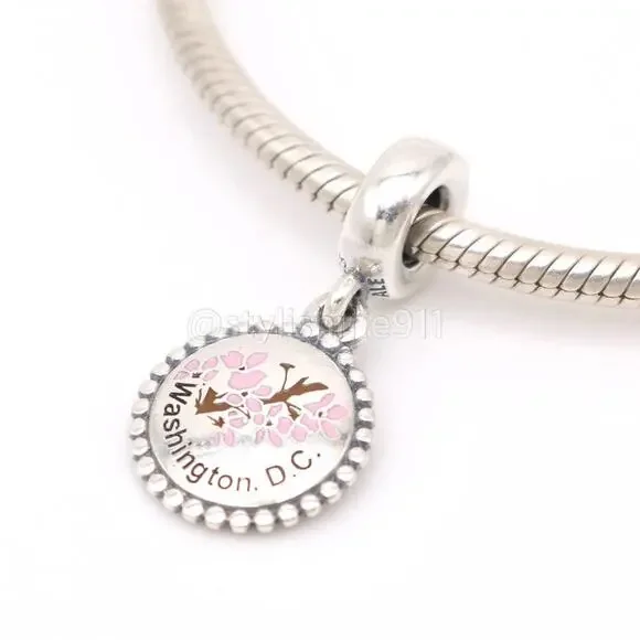 Authentic PANDORA Rare Special Edition Washington DC Dangle Charm - Picture 1 of 10